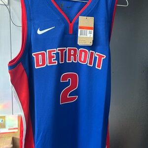 Nike Detroit Pistons Cade Cunningham jersey Large